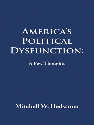cover image of America's Political Dysfunction
